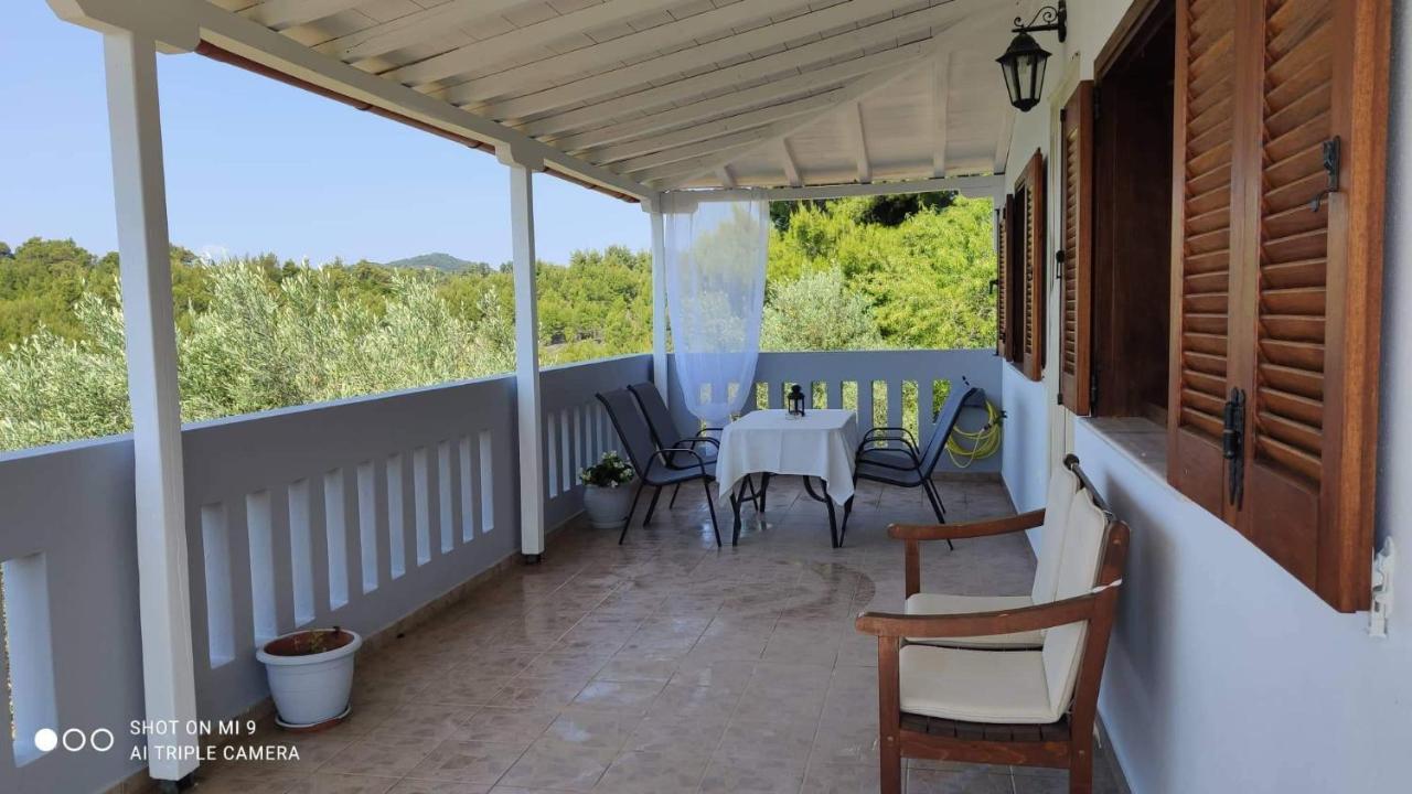 דירות פטיטיריון Elia House 1 Astoning Sea View Among The Olive Trees מראה חיצוני תמונה